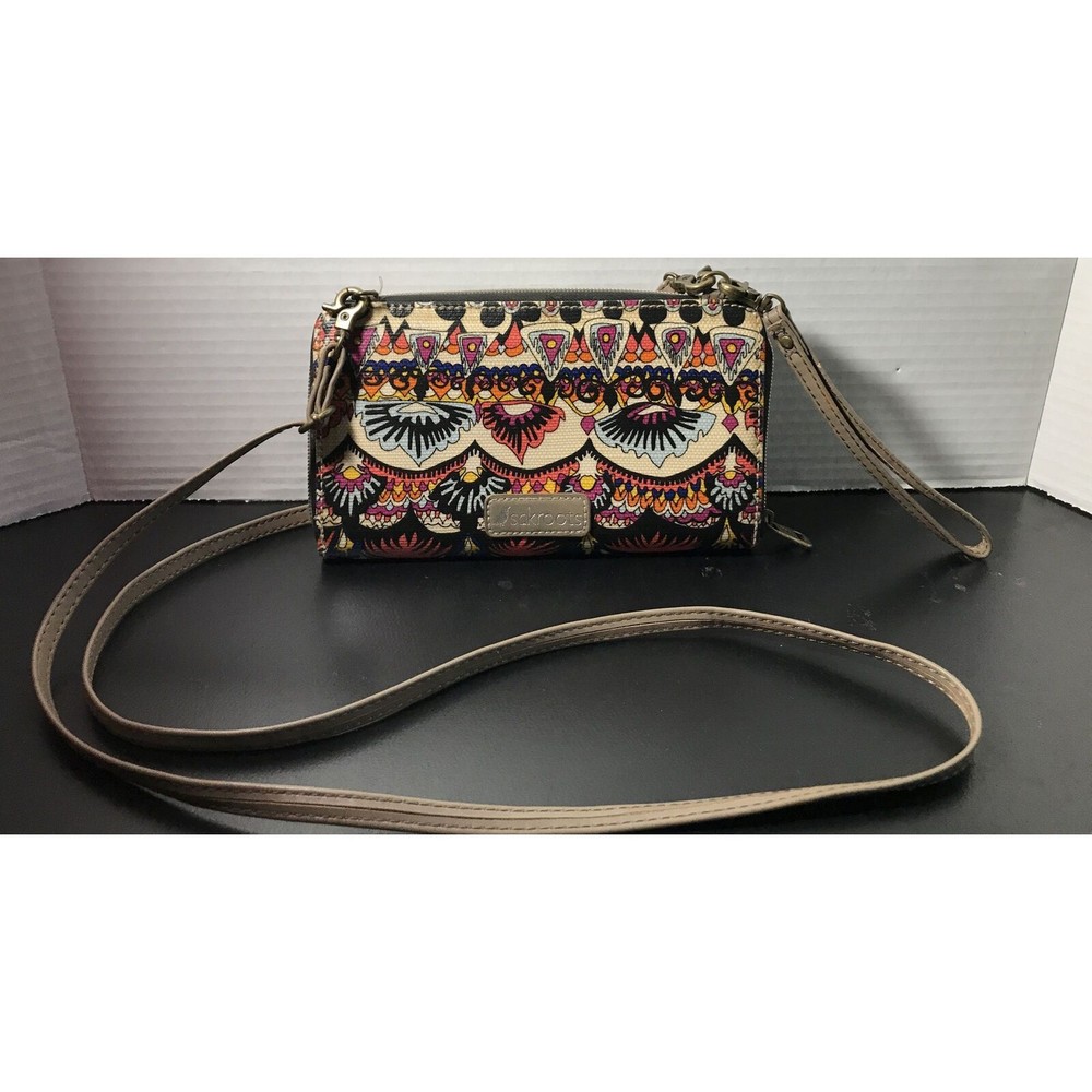 Sakroots Slim Bifold Snap Wallet Multicolor Style